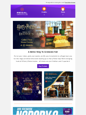 Regal Entertainment Group - Brittany, celebrate Back to Hogwarts with magical merch!