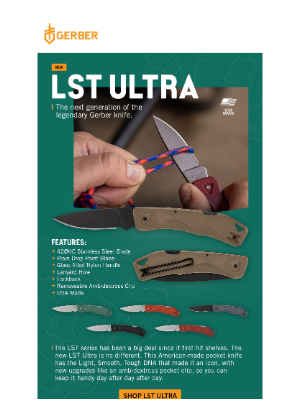 Gerber Gear - The American Made, Legendary LST Ultra