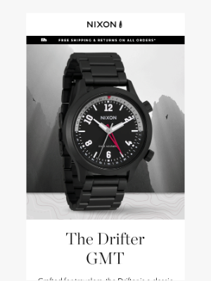 Nixon - The Drifter GMT Watch 👀