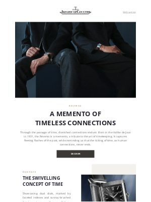Jaeger-LeCoultre - Reverso, a memento of timeless connections