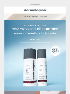Dermalogica - ☀️Go JUMBO + Save  on SPF 50!