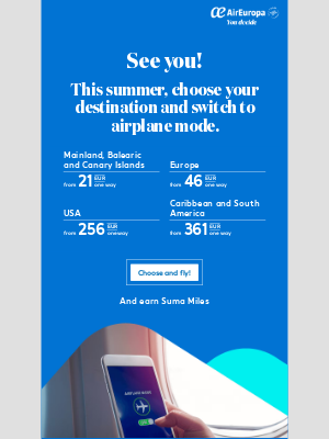 Air Europa - 📴 It's time to switch on airplane mode
