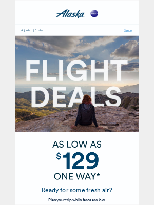 Alaska Airlines - Low fares to breathtaking locations