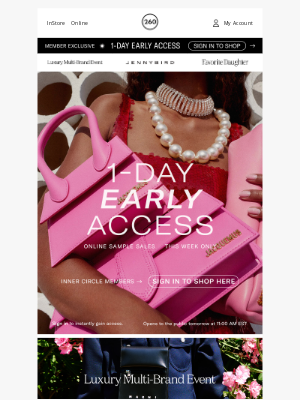 260 Sample Sale - ⭐️SHOP EARLY ACCESS → Favorite Daughter, Jenny Bird, & The Luxury Multi-brand Event