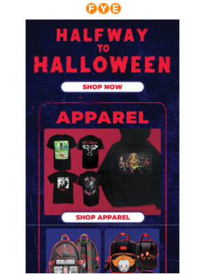 f.y.e. - Spooky Season Starts Early – Halfway to Halloween! 🔪