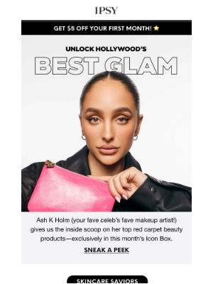 ipsy - Sneak peek this month's Icon Box
