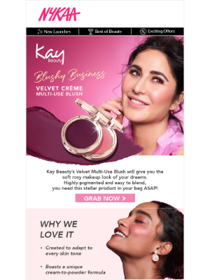 Nykaa (India) - 💗 You caught us blushing 💗