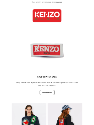 Kenzo - Sale : New arrivals