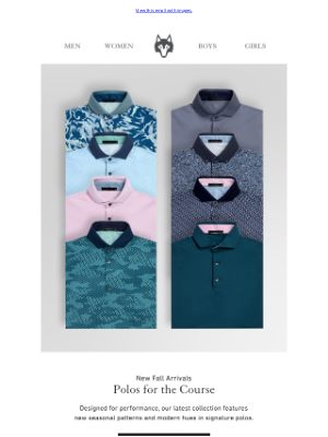Greyson Clothiers - New Polos for the Course