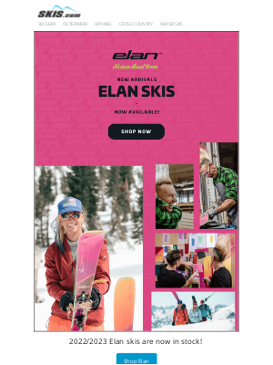 Skis - New Ski Arrivals From Elan Now In Stock 🔥