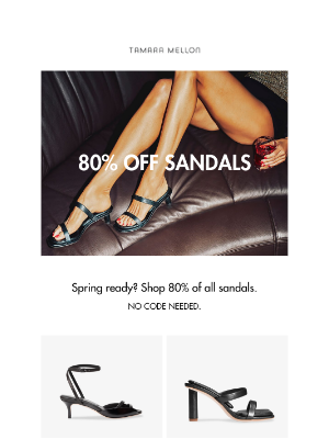 Tamara Mellon - ALL SANDALS 80% OFF