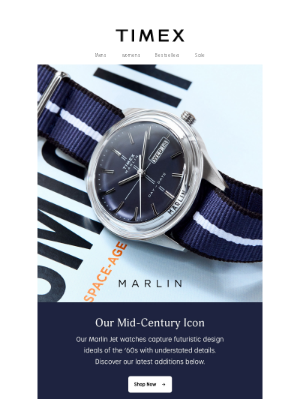 Timex - New Marlin Jet Watches