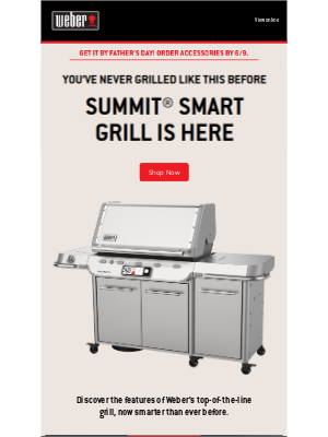 Weber - BIG NEWS: Summit Smart Gas Grill is here