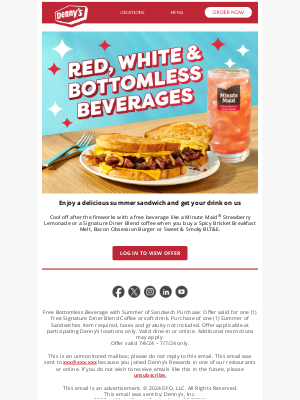 Denny's - Stack your weekend with sandwiches