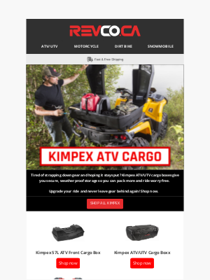 Royal Distributing - Gear Up with Kimpex ATV/UTV Cargo!