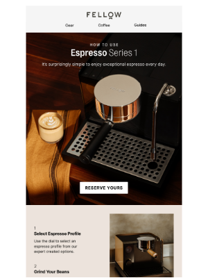 Fellow - How to use Espresso Series 1