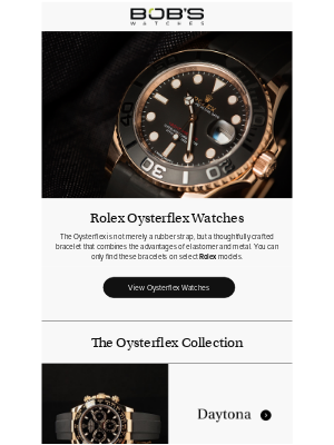 Bob's Watches - Looking Into Rolex Oysterflex Watches 🔍