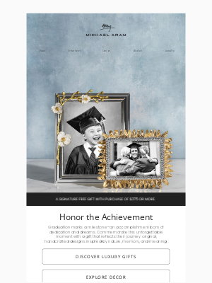 Michael Aram - Celebrate the Graduate with a Gift as Unique as Their Journey