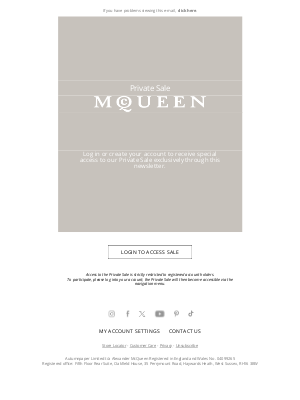 Alexander McQueen - Sale ends soon