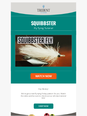 tridentflyfishing.com - How to Tie the Squibbster Fly