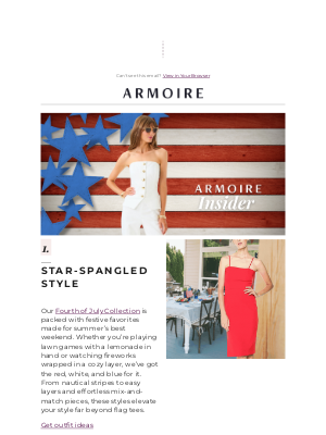 Armoire - What are you wearing for the 4th?