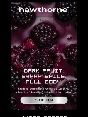 Hawthorne - Dripping in Blackberry: Meet Studded Smoke