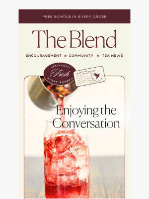 Plum Deluxe - The Blend:  Enjoying the Conversation 💜
