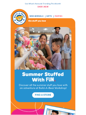 Build-A-Bear Workshop - Happy First Day of Summer: Visit the Workshop for Summer Fun!