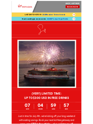 Virgin Voyages - You just received your Sailor Scoop 📧