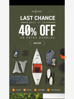 Oru Kayak - Last Call ‼️ Up to $1,000 Off Bundles