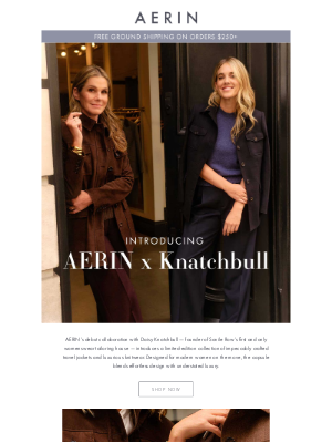 AERIN LLC - Introducing AERIN x Knatchbull Collaboration