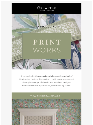 Brewster Home Fashions - Introducing Printworks by Chesapeake