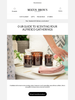 Molton Brown (United Kingdom) - Your Guide To Alfresco Aromas