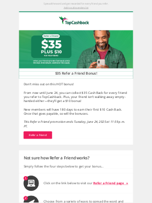 TopCashback - Enjoy $35—on us!✨
