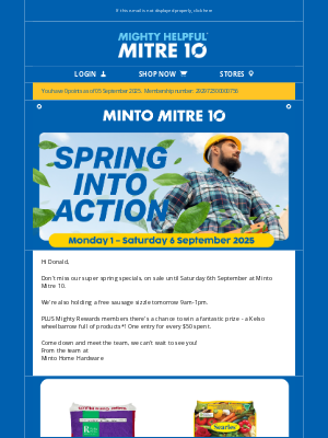 Home Hardware (Australia) - HUGE Spring Garden event at Minto Mitre 10!