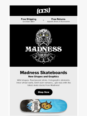 CCS - Go Nuts: New Madness Skateboards