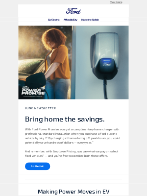 Ford Motor Company - Hi, Kenny. Your June newsletter has arrived.