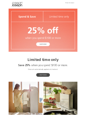 Joseph Joseph - 25% off for a limited time only