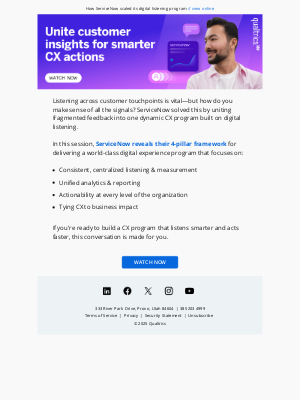Qualtrics - Turning fragmented feedback into CX wins with ServiceNow