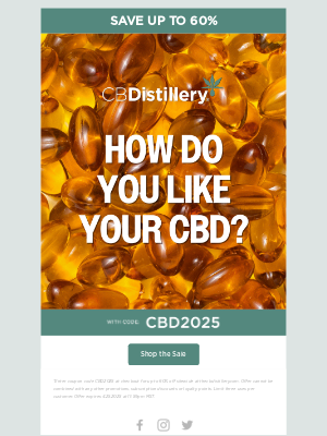 The CBDistillery - How Do You Like Your CBD?