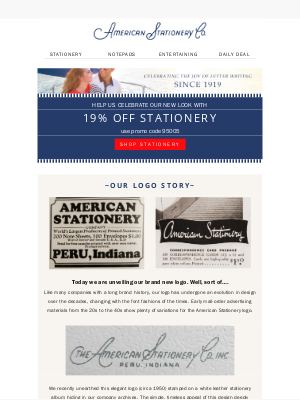 American Stationery - Click to see our NEW LOGO 🎉 Let's Celebrate with an incredible offer!