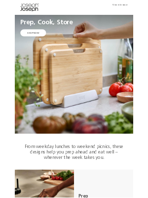 Joseph Joseph - Prep now, eat later