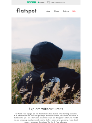 Flatspot - The North Face: gear that moves with you.