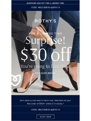 Rothy's - $30 off!? Pick a pair & make it official. 💍