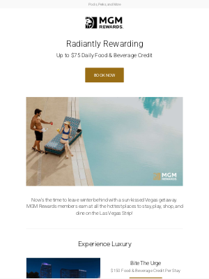MGM Resorts - Sunny Days, Stylish Vibes, and Endless Fun - Vegas Awaits!