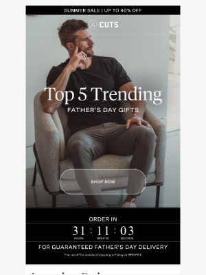 Cuts Clothing - Top 5 Trending Father's Day Gifts