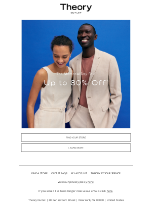Theory - It's Not A Drill—Up to 80% Off