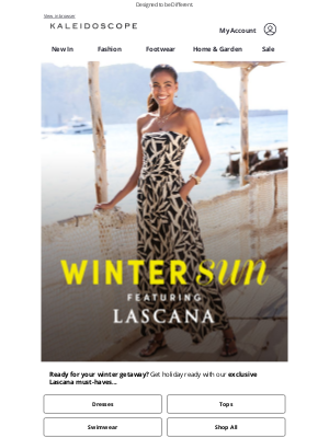 Kaleidoscope (United Kingdom) - Chase the sun with our winter holiday shop