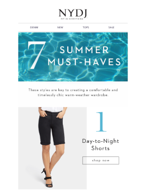 NYDJ - The Top 7 Styles You Need for Summer