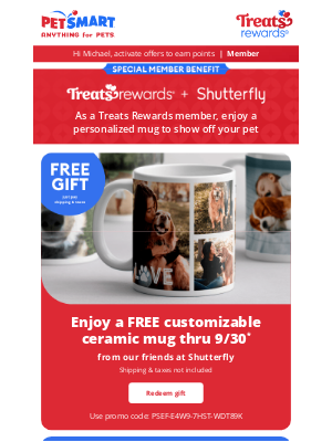 PetSmart - Final call: Get your FREE personalized gift from Shutterfly